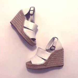 White Espadrille Sandals - Treasure & Bond